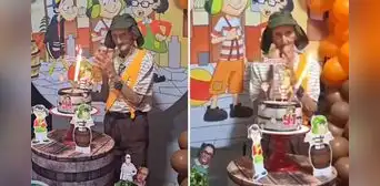 Adulto mayor enternece al vestirse como El Chavo del 8 y celebrar sus 91 años: "Su alegría lo es todo" Adulto mayor enternece al vestirse como El Chavo del 8 y celebrar sus 91 años: "Su alegría lo es todo"