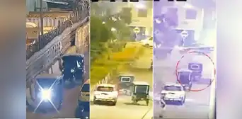 Ladrón en mototaxi muere tras chocar contra poste cuando huía por haber robado un celular en Ate