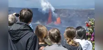 Hawái: usuarios captan impresionantes imágenes de la erupción del volcán Kilauea Hawái: usuarios captan impresionantes imágenes de la erupción del volcán Kilauea