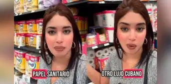 Cubana se sorprende al ver paquetes de papel higiénico en supermercado: “En Cuba es un lujo” Cubana se sorprende al ver paquetes de papel higiénico en supermercado: “En Cuba es un lujo”