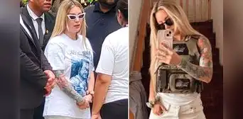 Leslie Shaw sorprende al usar chaleco antibalas y manda fuerte mensaje: "La nueva moda de mi país" Leslie Shaw sorprende al usar chaleco antibalas y manda fuerte mensaje: "La nueva moda de mi país"