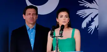 Ron DeSantis se refirió a la posible candidatura de su esposa como gobernadora de Florida: "Sería tan o más conservadora que yo"