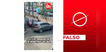 Video no muestra la captura del hermano del cabecilla criminal Erick Moreno "El Monstruo"