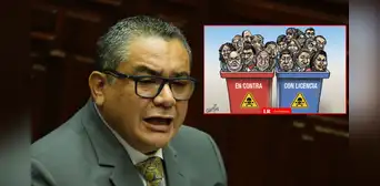 Censura a Juan Santiváñez: Carlincatura expone a congresistas que pidieron licencia y votaron en contra del exministro Censura a Juan Santiváñez: Carlincatura expone a congresistas que pidieron licencia y votaron en contra del exministro