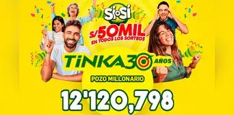 Resultados de La Tinka del domingo 23 de marzo: revisa los números ganadores, premios y el Pozo Millonario