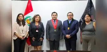 Presidente de la Corte Superior de Justicia de Tumbes se reúne con decano de colegio de notarios de Piura y Tumbes