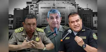 Los escuderos de Juan Santiváñez que siguen en la Policia: el comando PNP conformado por Zanabria, Arriola y Véliz Los escuderos de Juan Santiváñez que siguen en la Policia: el comando PNP conformado por Zanabria, Arriola y Véliz