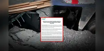Hundimiento en Puente Conchán obliga a cierre total: Rutas de Lima alertó desde 2014 a la MML Hundimiento en Puente Conchán obliga a cierre total: Rutas de Lima alertó desde 2014 a la MML