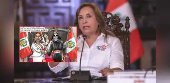 Dina Boluarte hace trato con la pena de muerte: Carlincatura expone “manotazo de ahogado” de la presidenta
