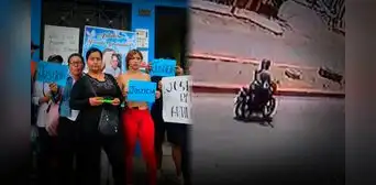 Cámaras captan trágico atropello de canillita por camión municipal de basura en VMT Cámaras captan trágico atropello de canillita por camión municipal de basura en VMT
