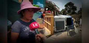 Vecinos desalojados por la MML en vía Ramiro Prialé: "Rompieron mi refrigeradora, mi repostero, todo lo tumbaron"