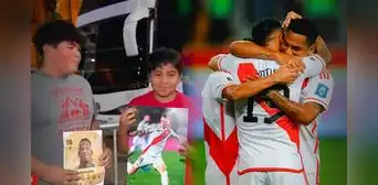 Selección peruana llega a Venezuela y solo 2 niños venezolanos la esperaron en el hotel: uno es fan de Advíncula y otro de Sonne
