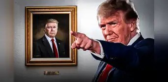 Colorado cede y retira el retrato de Donald Trump tras su crítica por su foto "distorsionada" en el Capitolio