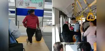 Captan a pasajero con llanta en el Metropolitano y ATU responde: "¡Así no, hay medidas permitidas!" Captan a pasajero con llanta en el Metropolitano y ATU responde: "¡Así no, hay medidas permitidas!"
