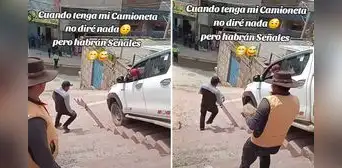 Peruanos bajan camioneta por escaleras y escena es viral: “Tal vez siguió el Google Maps” Peruanos bajan camioneta por escaleras y escena es viral: “Tal vez siguió el Google Maps”