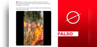 Video no muestra soldados ucranianos quemando imágenes de Donald Trump, Elon Musk y otros funcionarios