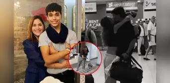 La sorprendente reacción de Andrea Llosa ante la actitud de la novia de su hijo: “Lo besuqueó en mi cara” La sorprendente reacción de Andrea Llosa ante la actitud de la novia de su hijo: “Lo besuqueó en mi cara”
