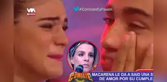 Viralizan video del día que Said Palao lloró por Macarena Vélez y le dijo "te amo" por primera vez: "Te adoro"