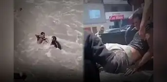 Hombre se lanzó al río desde un puente en El Agustino para evitar ser capturado por la PNP Hombre se lanzó al río desde un puente en El Agustino para evitar ser capturado por la PNP