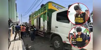 Lambayeque: transportistas caen con insumos para cocaína ocultos en camión de fruta