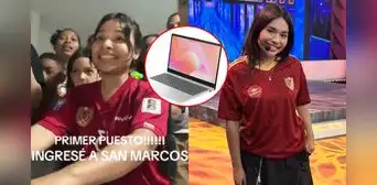 Peruano regaló laptop a joven que obtuvo primer puesto en la UNMSM: “Puedes lograr tus objetivos” Peruano regaló laptop a joven que obtuvo primer puesto en la UNMSM: “Puedes lograr tus objetivos”