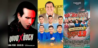 Conciertos en Lima este fin de semana: entradas, fecha y lugar para ‘Vivo x el rock’, ‘Una noche de salsa 13’ y 'Homenaje a Víctor Yaipén' Conciertos en Lima este fin de semana: entradas, fecha y lugar para ‘Vivo x el rock’, ‘Una noche de salsa 13’ y 'Homenaje a Víctor Yaipén'
