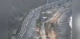 Reportan intenso tráfico vehicular en la Costa Verde por cierre de bajada Armendáriz y obras de puente Miraflores-Barranco Reportan intenso tráfico vehicular en la Costa Verde por cierre de bajada Armendáriz y obras de puente Miraflores-Barranco