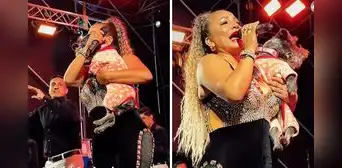 “A mí me gustan los perritos”: Marisol reaccionó con ternura a inesperada visita en concierto “A mí me gustan los perritos”: Marisol reaccionó con ternura a inesperada visita en concierto