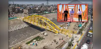 Así es el millonario puente de 60 metros en San Juan de Lurigancho que une con El Agustino tras más de 10 años Así es el millonario puente de 60 metros en San Juan de Lurigancho que une con El Agustino tras más de 10 años