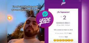 Peruano pidió que lo saluden por su cumpleaños solo por Yape y es viral: "Hasta mi ex me envió" Peruano pidió que lo saluden por su cumpleaños solo por Yape y es viral: "Hasta mi ex me envió"