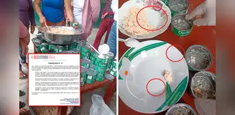 "Esto es una humillación": padres hallan vellos en enlatados del programa Wasi Mikuna en Jaén "Esto es una humillación": padres hallan vellos en enlatados del programa Wasi Mikuna en Jaén