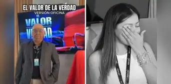 Jóvenes imitan EVDLV en su trabajo y son furor en redes: “¿Usas la computadora para buscar otro empleo?”
