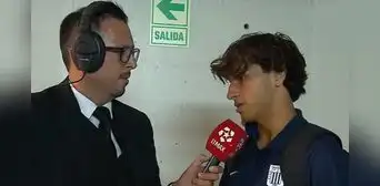 Bassco Soyer y su fría reacción al ser felicitado por su casi golazo con Alianza Lima: "Perdimos 3-0, no es tan bonito" Bassco Soyer y su fría reacción al ser felicitado por su casi golazo con Alianza Lima: "Perdimos 3-0, no es tan bonito"