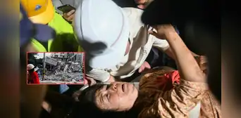Tras 30 horas bajo los escombros, rescatan con vida a una mujer en Myanmar luego del devastador terremoto