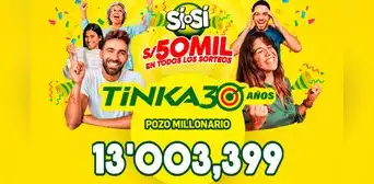 Resultados de La Tinka del domingo 30 de marzo: revisa los números ganadores, premios y el Pozo Millonario