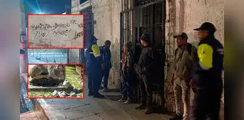 Intervienen a cuatro sujetos por realizar pintas contra monasterio de Santa Teresa en Arequipa Intervienen a cuatro sujetos por realizar pintas contra monasterio de Santa Teresa en Arequipa