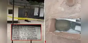 Dejan granada en penal Castro Castro con peculiar nota: "Boten a esos directores corruptos" Dejan granada en penal Castro Castro con peculiar nota: "Boten a esos directores corruptos"