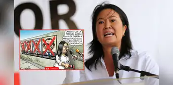 La hipocresía de Keiko Fujimori: Carlincatura de hoy muestra la doble cara de Fuerza Popular ante investigación en su contra