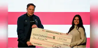 Elon Musk causa polémica al entregar cheques millonarios a 2 votantes antes de elecciones clave en Wisconsin Elon Musk causa polémica al entregar cheques millonarios a 2 votantes antes de elecciones clave en Wisconsin