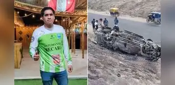 Joven futbolista de la Copa Perú muere tras violento choque entre camioneta y mototaxi en Piura Joven futbolista de la Copa Perú muere tras violento choque entre camioneta y mototaxi en Piura