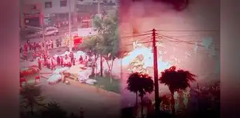Incendio de gran magnitud en almacén de La Victoria moviliza 10 unidades de bomberos Incendio de gran magnitud en almacén de La Victoria moviliza 10 unidades de bomberos