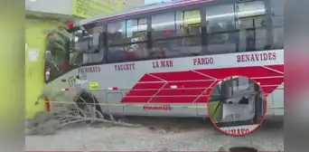 Extorsionadores matan a balazos a conductor de la empresa Acuarius en SMP mientras transportaba pasajeros
