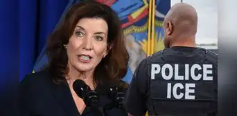 Kathy Hochul, gobernadora de Nueva York, critica a ICE por detención "cruel" de madre y tres niños bajo el gobierno de Trump Kathy Hochul, gobernadora de Nueva York, critica a ICE por detención "cruel" de madre y tres niños bajo el gobierno de Trump