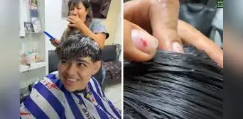 Streamer peruano transmite su corte de pelo en vivo, pero peluquera le encuentra un piojo: “Sáquelo, señora” Streamer peruano transmite su corte de pelo en vivo, pero peluquera le encuentra un piojo: “Sáquelo, señora”