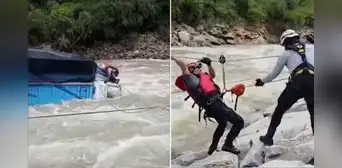 Caída de camión al río Chalhuanca deja dos desaparecidos en Apurímac: solo el copiloto fue rescatado