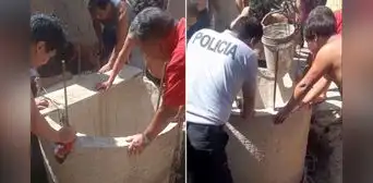 Niña de un año sobrevive de milagro tras caer a un pozo de gran profundidad en Chiclayo Niña de un año sobrevive de milagro tras caer a un pozo de gran profundidad en Chiclayo