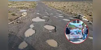 Arequipa: población reparará carretera en ruinas ante abandono de Gobierno Regional