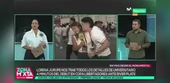 Reportera de Movistar Deportes sufre acoso en la previa del Universitario vs River Plate y denuncia acto: "No lo consentí" Reportera de Movistar Deportes sufre acoso en la previa del Universitario vs River Plate y denuncia acto: "No lo consentí"