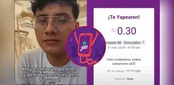 ¡Nueva moda! Peruano pidió solo transferencias de Yape por su cumpleaños y el resultado es viral ¡Nueva moda! Peruano pidió solo transferencias de Yape por su cumpleaños y el resultado es viral