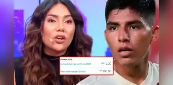 Olenka Mejía expone foto privada con Piero Quispe y depósitos de hasta 500 dólares: "Fue un regalo"